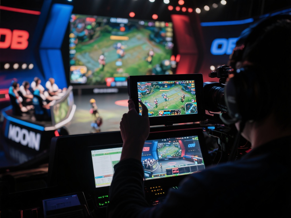 实时镜头捕捉与切换
电竞比赛的节奏非常快速，无论